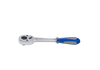 GRZECHOTKA  3/8''  32 ZĘBY  200mm  CHROM,  UCHWYT  GUMOWY, BLOKADA