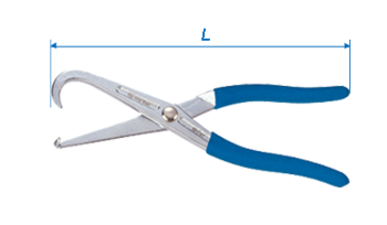 SZCZYPCE DO SPRĘŻYN HAMULCÓW BĘBNOWYCH 215mm