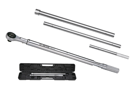 KLUCZ  DYNAMOMETRYCZNY 1", 500 - 2500 Nm, MOLETOWANY UCHWYT