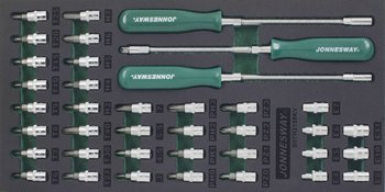 Kpl. 38szt. narzędzi 1/4" we wkładce EVA S07H2138KV
