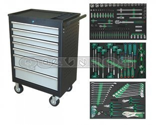 Wózek QS17071 z zestawem 149szt. narzędzi we wkładkach EVA
