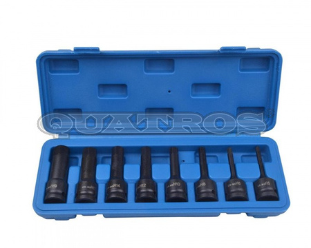 Kpl. kluczy udarowych 1/2" ampulowych H5-H19 QS50008