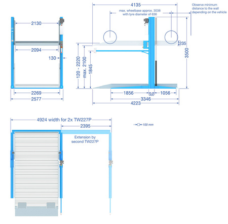 PODNOŚNIK PARKINGOWY TWIN BUSCH TW227P
