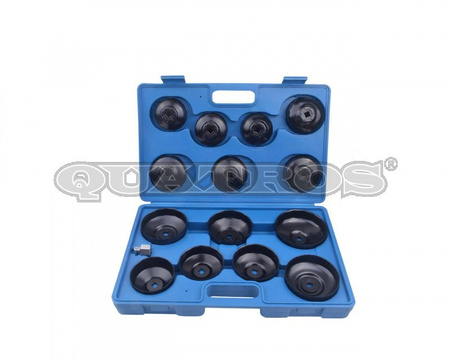 Kpl. kluczy nasadowych do filtrów oleju 15szt.   QS60037
