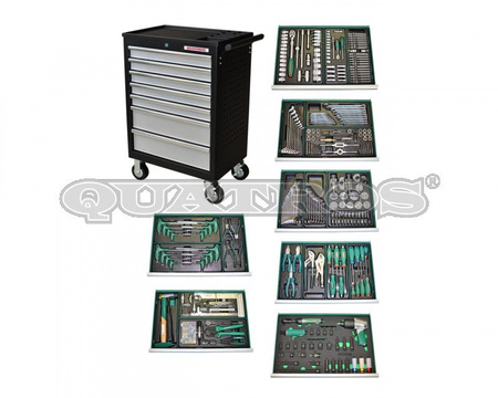 Wózek QS17071 z zestawem 379szt. narzędzi