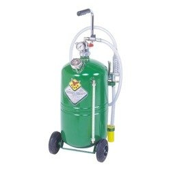 Pneumatyczny dozownik oleju na zbiorniku 24 l i kołach