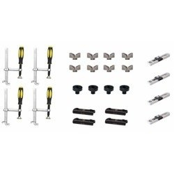 Zestaw ścisków i komponentów do profili KWADRATOWY