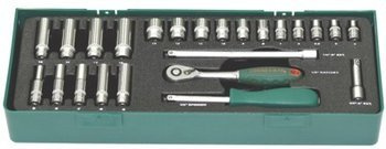 Kpl.nasad.1/4"z wkład.i plast.S04H2125SP