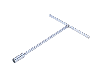 KLUCZ  NASADOWY ''T'' Z NASADKĄ DŁUGĄ 9mm  200/300mm,  CHROM