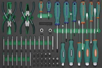 Kpl. narzędzi 57szt. we wkładce EVA D71157SV