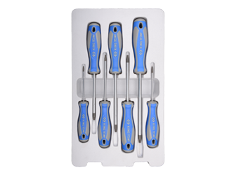 ZESTAW WKRĘTAKÓW  7 cz.  TORX T10,  T15,  T20,  T25,  T27,  T30,  T40