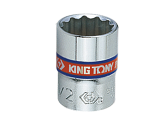 NASADKA  KRÓTKA  1/4''   5/32" x 24mm,  12-kąt. CHROM