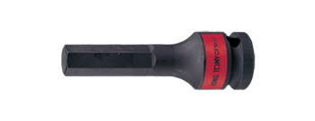 NASADKA  UDAROWA 1/2"  Z  KOŃCÓWKĄ  HEX  3/8" x 80mm