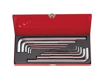 ZESTAW IMBUSÓW 10 szt. 1125M - HEX EKSTRA DŁUGIE 3 - 17mm, KASETA