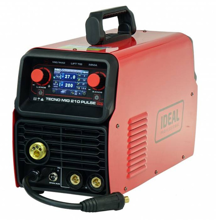 TECNO MIG 210 PULSE LCD MIG/TIG/MMA SYNERGIC ALU