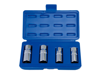 ZESTAW ROLKOWYCH WYKRĘTAKÓW 1/2" DO ŚRUB, KASETA