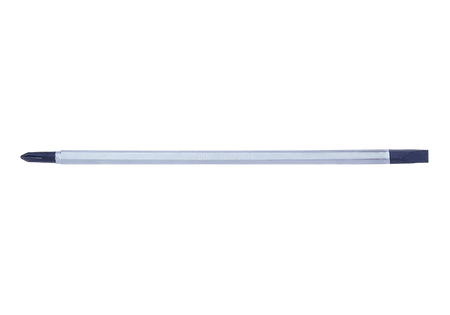 KOŃCÓWKA  WKRĘTAKOWA  DWUSTRONNA  DO  UCHWYTU  91230  KRZYŻAK No.1 + PŁASKI  4,0 x 0,6mm - TRZPIEŃ  4,0 x 120mm