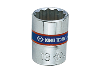 NASADKA  KRÓTKA  1/4''   13mm x 24mm,  12-kąt. CHROM