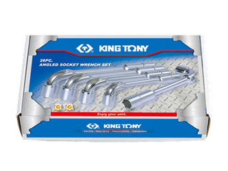 ZESTAW KLUCZY  FAJKOWYCH (2x6-kąt)  26cz.   6 - 32mm