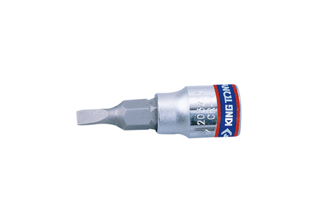 NASADKA  1/4''   Z  KOŃCÓWKĄ  PŁASKĄ  10,0 x 1,6 x 37mm