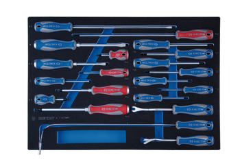 ZESTAW WKRĘTAKÓW  20 cz. KRZYŻAK + PŁASKIE, WKŁAD Z PIANKI, DO WÓZKA