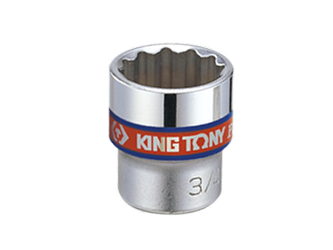 NASADKA  KRÓTKA   3/8''  CALOWA  1/4'' x 27mm 12-kąt. CHROM