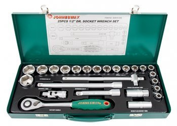 Kpl. kluczy nasadowych 1/2" 25szt.     S04H4125S