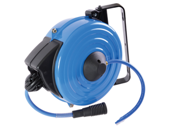 ZWIJADŁO Z WĘŻEM PNEUMATYCZNYM 8 x 12mm, DŁUGOŚĆ WĘŻA 15m (ZŁĄCZKI EUROPEJSKIE)