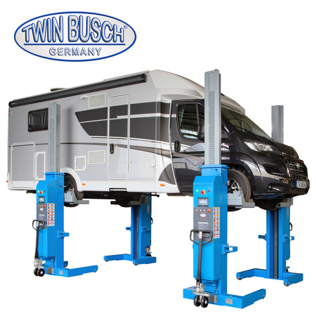 Podnośnik Kolumnowy do Samochodów Ciężarowych bezprzewodowy TW 580W-4 udźwig 32t