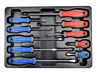 ZESTAW WKRĘTAKÓW  10 cz. KRZYŻAK + PŁASKIE, WKŁAD DO WÓZKA