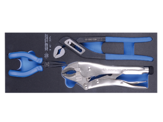 ZESTAW SZCZYPIEC 6011-10R + 6516-1C + 6314-05, WKŁAD Z PIANKI, DO WÓZKA