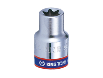 NASADKA  KRÓTKA  GWIAZDKOWA   1/4''   E6 x 24mm, CHROM