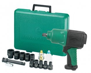 Klucz pneumatyczny udarowy 1/2" JAI-1114 z kpl. akcesoriów JAI-1114K