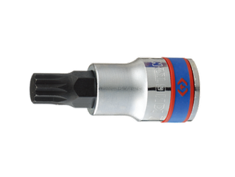NASADKA KRÓTKA 1/2'' Z KOŃCÓWKĄ SPLINE M12 x 60 mm