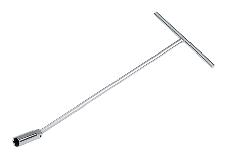 KLUCZ DO ŚWIEC PRZEGUBOWY  TYPU ''T''  21mm x 450mm CHROM