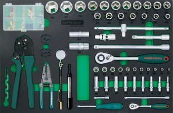 Kpl. narzędzi 104szt. we wkładce EVA S04H42119SV