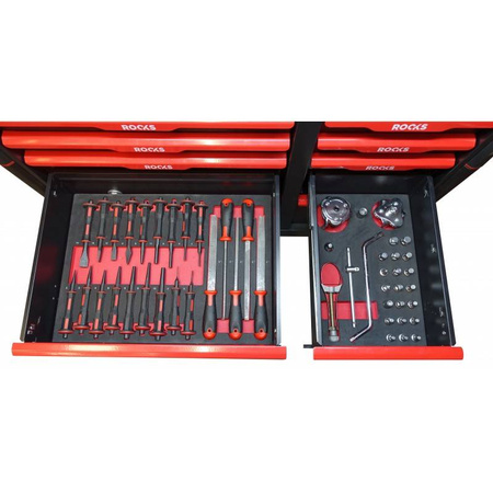 Rooks WÓZEK NARZĘDZIOWY GARAGE Strong Garage Xxl Z Narzędziami 485 Cz
