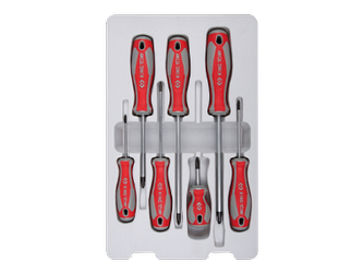 ZESTAW WKRĘTAKÓW  7 cz.  KRZYŻAK  No.0 x 60,  No.1 x 80, No.1 x 100, No.2 x 38, No.2 x 100, No.2 x 150, No.3 x 150