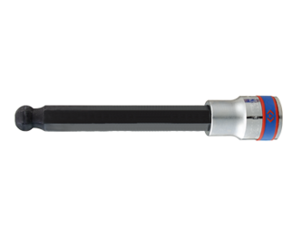 NASADKA EKSTRA DŁUGA  1/2''   Z  KOŃCÓWKĄ HEX Z KULKĄ H6 x 140mm