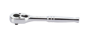 GRZECHOTKA  1/4''   24 ZĘBY  140mm  CHROM,  UCHWYT  POLEROWANY