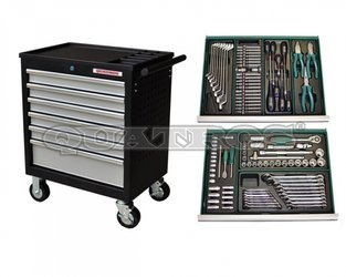 Wózek QS17061 z zestawem 125szt. narzędzi