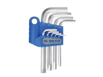 ZESTAW IMBUSÓW  9 szt.  1145S  -  HEX  1/16" - 3/8", UCHWYT  PLAST.  BLISTER