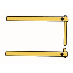 Ramiona z elektrodami prostymi L=250 xa6