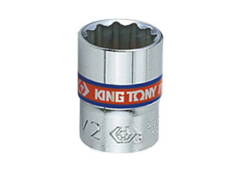 NASADKA KRÓTKA 1/4'' 3/16" x 24mm, 12-kąt. CHROM