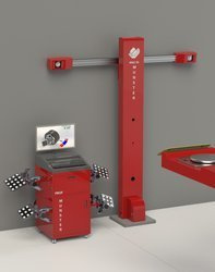 Werther Instrument do pomiaru i regulacji geometrii kół 3D, szafka PROF  9002 3D PROF - MUNSTER