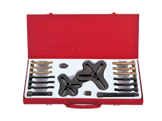 KPL. ŚCIĄGACZY DO KOŁA KIEROWNICY 18 cz. KASETA