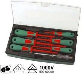 Kpl.wkrętaków izolowanych 7szt.DV13PP07S