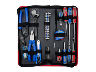 ZESTAW NARZĘDZI 43CZ. W ETUI Z ZAMKIEM