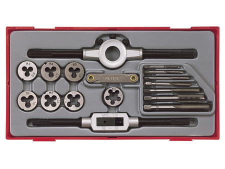 17-elementowy Zestaw gwintowników Teng Tools TTTD17