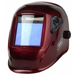 Przyłbica automatyczna APS-958E RED czerwona, True